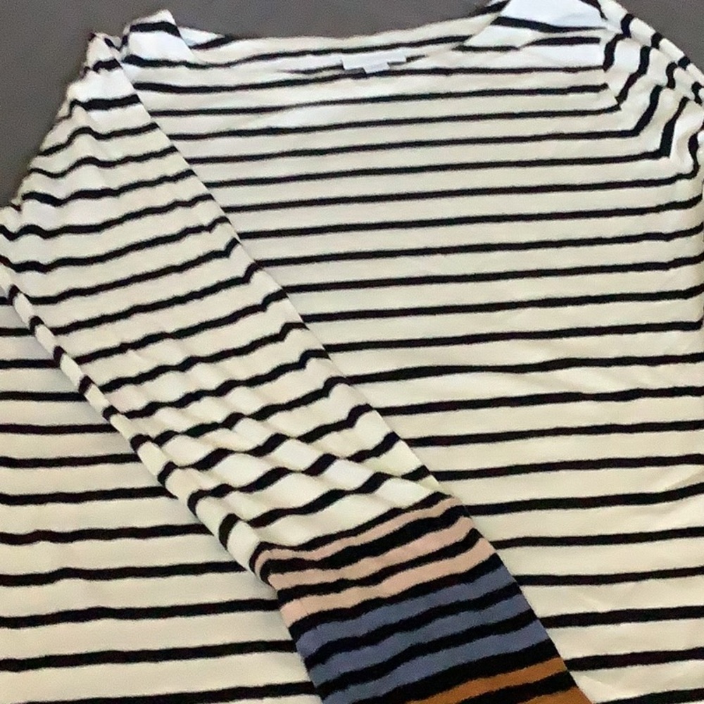 Striped Long Sleeve Top